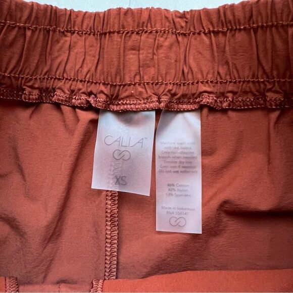 CALIA Women's High Rise Pleated Long Short Size X-Small NWT - Picture 4 of 8